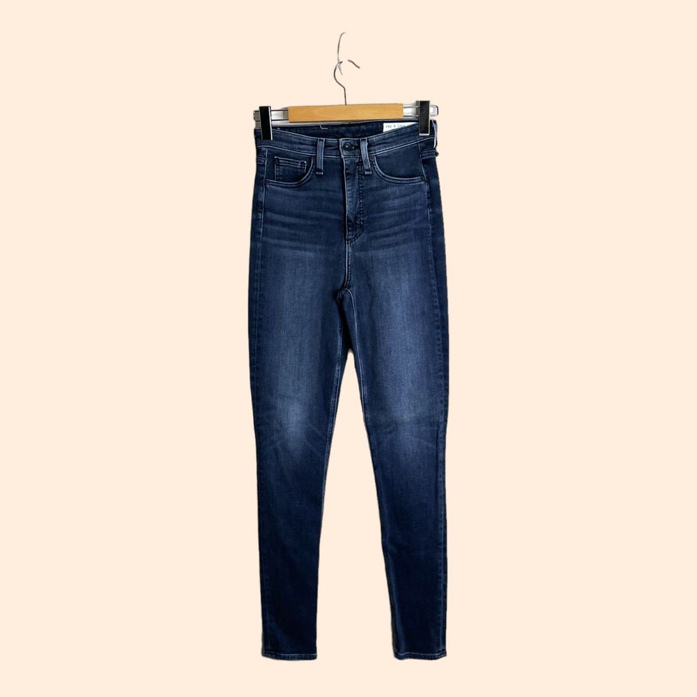 Rag Bone Jane High Rise Skinny Abbey Road